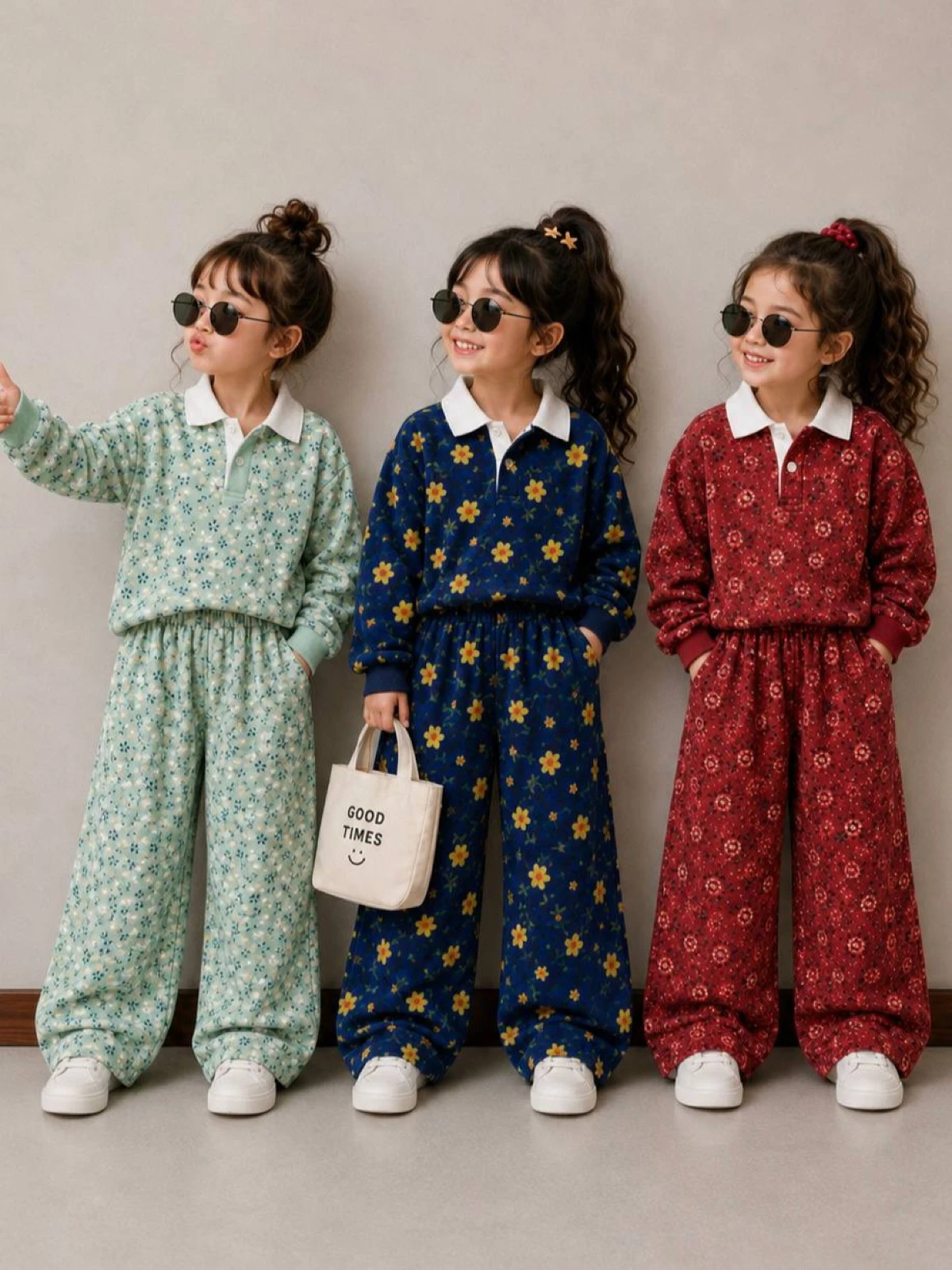 کراپ شلوار یقه دار کد 4530
