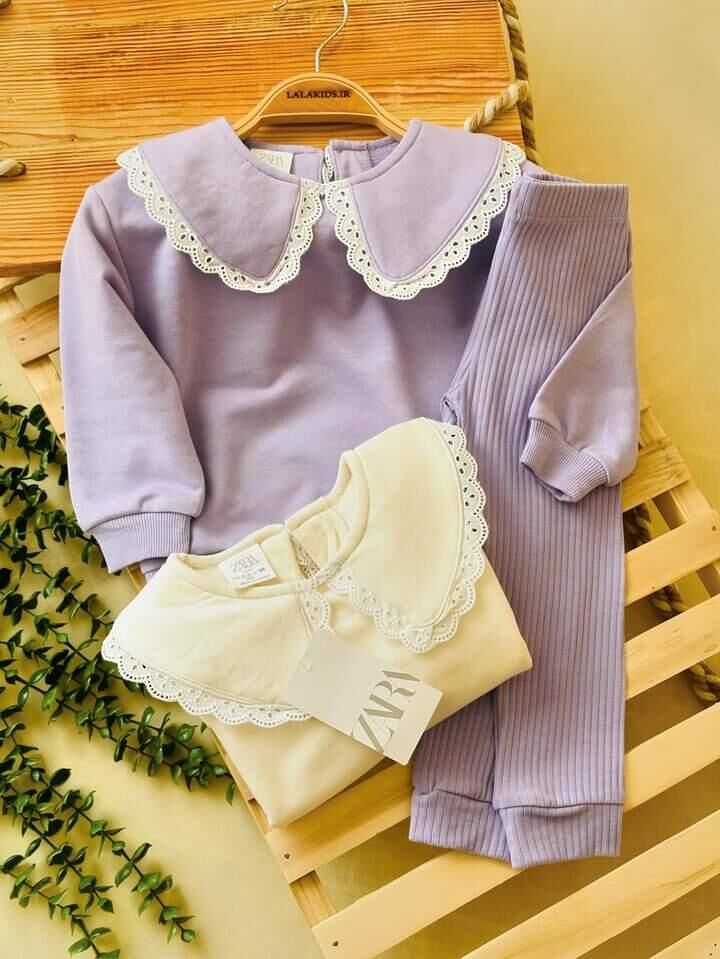 بلوز یقه ب ب و شلوار کبریتی کد 3853