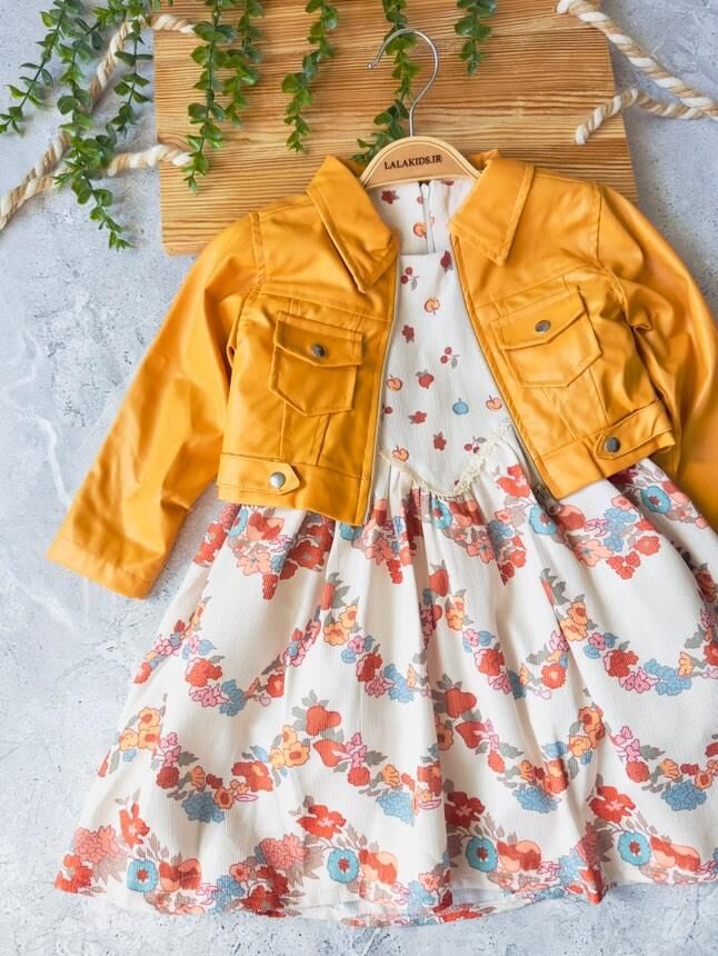 سارافون و کت چرم کد 4260