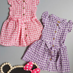 پیراهن 4خونه یقه دار