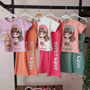 تیشرت عروسک و شلوار دمپا