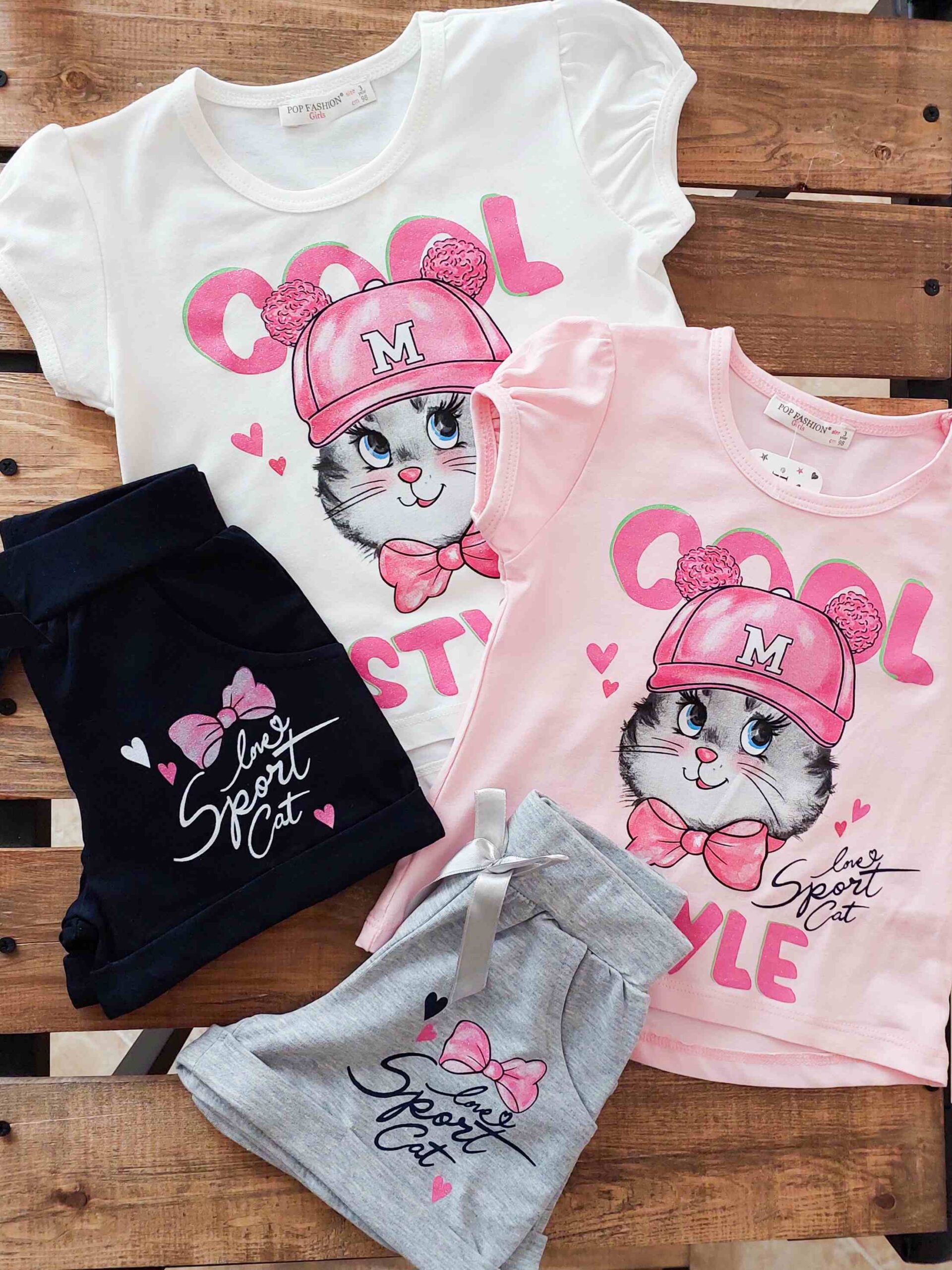 20230418_124747 تیشرت شورتک گربه پاپیونی