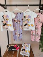 تیشرت میکی و دیسی و شلوار کبریتی