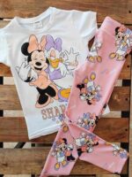 تیشرت میکی و دیسی و شلوار کبریتی