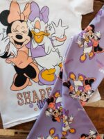 تیشرت میکی و دیسی و شلوار کبریتی