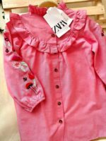 پیراهن آستین گلدوزی زارا