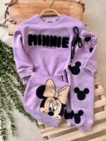 بلوز شلوار سه نخ طرحدار