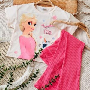 تیشرت السا و شلوار کبریتی